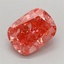 1.10 Ct. Fancy Vivid Pink Cushion Lab Grown Diamond