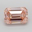 3.04 Ct. Fancy Intense  Pink Emerald Lab Grown Diamond