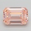 6.04 Ct. Fancy Vivid  Pink Emerald Lab Grown Diamond