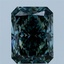 3.08 Ct. Fancy Vivid Bluish Green Radiant Lab Grown Diamond