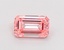 1.11 Ct. Fancy Intense  Pink Emerald Lab Grown Diamond