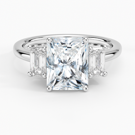 Luxe Rhiannon Three Stone Diamond Ring - Brilliant Earth
