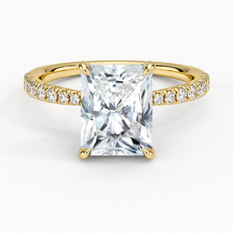 18K Yellow Gold Freesia 2mm Diamond Ring (1/3 ct. tw.)