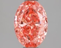 2.01 Ct. Fancy Vivid Pink Oval Lab Grown Diamond