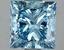 3.08 Ct. Fancy Vivid Blue Princess Lab Grown Diamond