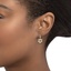 The Penelopa Earrings, smalltop view on a hand