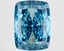 11.92 Ct. Fancy Vivid Blue Cushion Lab Grown Diamond