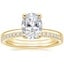 18K Yellow Gold Sydney Perfect Fit Diamond Ring with Luxe Ballad Diamond Ring (1/4 ct. tw.)