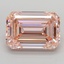 7.05 Ct. Fancy Intense  Pink Emerald Lab Grown Diamond
