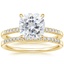18KY Moissanite Petite Viviana Diamond Bridal Set (1/4 ct. tw.), smalltop view