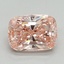 3.09 Ct. Fancy Intense Pink Cushion Lab Grown Diamond