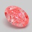 1.09 Ct. Fancy Vivid Pink Oval Lab Grown Diamond