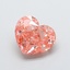2.51 Ct. Fancy Intense Brown Pink Heart Lab Grown Diamond