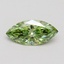 1.54 Ct. Fancy Vivid Green Marquise Lab Grown Diamond