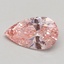 0.51 Ct. Fancy Intense Pink Pear Lab Grown Diamond