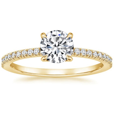 18K Yellow Gold Viviana Diamond Bridal Set (2/5 ct. tw.)