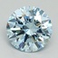 3.02 Ct. Fancy Vivid Blue Round Lab Grown Diamond