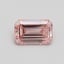 1.00 Ct. Fancy Intense Pink Emerald Lab Grown Diamond