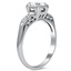 The Leann Ring, smalltop view on a hand