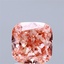 2.02 Ct. Fancy Vivid  Pink Cushion Lab Grown Diamond