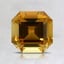 6.6mm Unheated Yellow Asscher Tourmaline