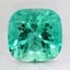 7.9x7.8mm Cushion Colombian Emerald