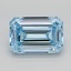 2.01 Ct. Fancy Intense  Blue Emerald Lab Grown Diamond