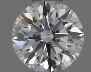 Round diamond — real photo