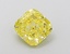 1.07 Ct. Fancy Vivid  Yellow Cushion Lab Grown Diamond