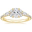 18K Yellow Gold Luxe Nadia Pavé Diamond Ring (1/2 ct. tw.), smalltop view