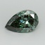 1.06 Ct. Fancy Vivid Green Pear Lab Grown Diamond