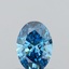 1.00 Ct. Fancy Vivid  Blue Oval Lab Grown Diamond