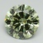 5.01 Ct. Fancy Vivid Green Round Lab Grown Diamond