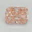 2.58 Ct. Fancy Vivid Pink Cushion Lab Grown Diamond