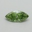 0.30 Ct. Fancy Vivid Green Marquise Lab Grown Diamond