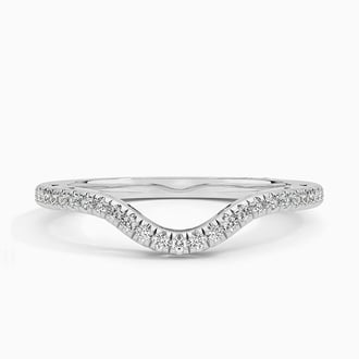 Tacori Lunetta Crescent Contoured Diamond Ring (1/5 ct. tw.) in Platinum