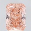 3.56 Ct. Fancy Intense Pink Radiant Lab Grown Diamond