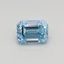 0.31 Ct. Fancy Intense Blue Emerald Lab Grown Diamond