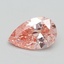 0.70 Ct. Fancy Intense Pink Pear Lab Grown Diamond
