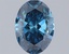 1.06 Ct. Fancy Vivid  Blue Oval Lab Grown Diamond