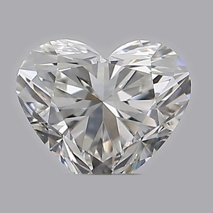 Heart diamond — real photo