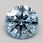 2.01 Ct. Fancy Blue Round Lab Grown Diamond