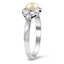 The Callisi Ring, smalltop view on a hand