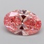 1.83 Ct. Fancy Vivid  Pink Oval Lab Grown Diamond