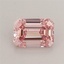 0.74 Ct. Fancy Intense Pink Emerald Lab Grown Diamond