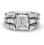 The Gaielle Ring, smalltop view on a hand