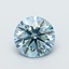 1.01 Ct. Fancy Intense  Blue Round Lab Grown Diamond