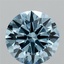3.67 Ct. Fancy Vivid Blue Round Lab Grown Diamond