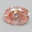 1.80 Ct. Fancy Vivid Pink Oval Lab Grown Diamond