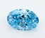 1.20 Ct. Fancy Vivid  Blue Oval Lab Grown Diamond